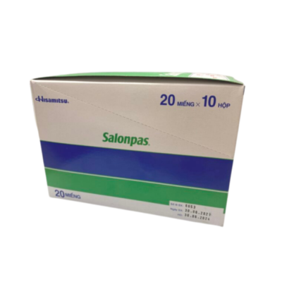 Salonpas hộp 20 miếng x 10 hộp Hisamitsu