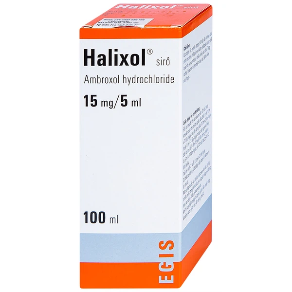 Siro Halixol 15mg/5ml Chai 100ml