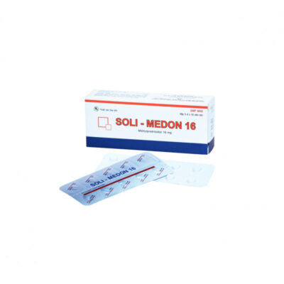 Soli-medon 16 Bidiphar Hộp 3 vỉ x 10 viên