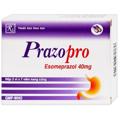 Prazopro 40Mg Tv.Pharm Hộp 2 vỉ x 7 viên