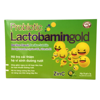 Probiotic Lactobamingold hộp 30 gói x 3g Akopha