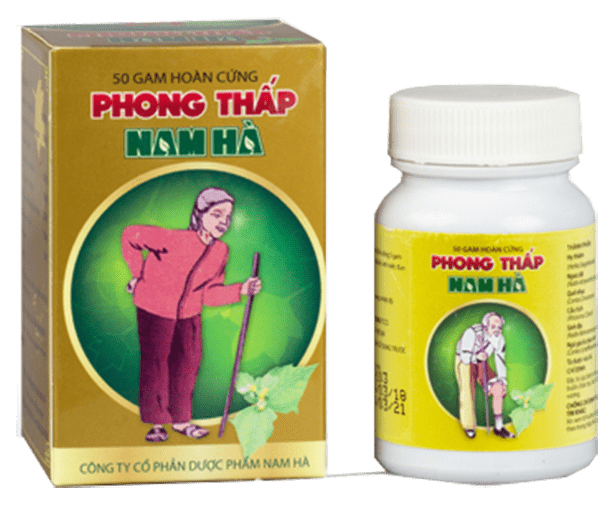 Phong thấp Nam Hà 50g Hộp 1 lọ x 60 viên hoàn cứng