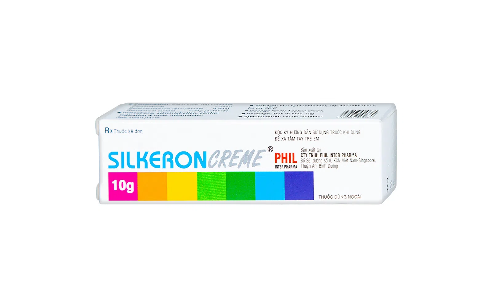 Silkeron trị nấm viêm da Tube 10g Phil Inter