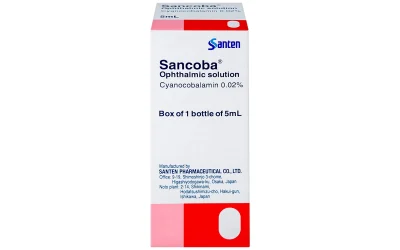 Sancoba nhỏ mắt lọ 5ml Santen Nhật Bản