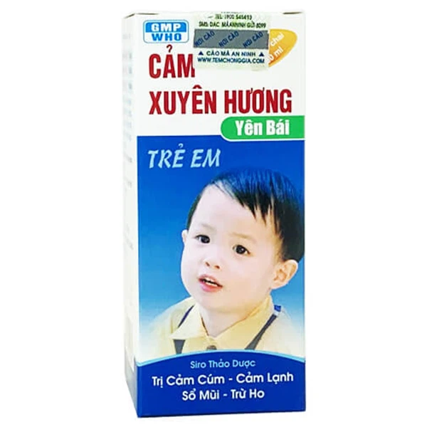 Cảm xuyên hương siro lọ 60ml Yên Bái