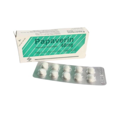 Papaverin 40mg Hộp 3 vỉ x 10 viên nén Vidipha